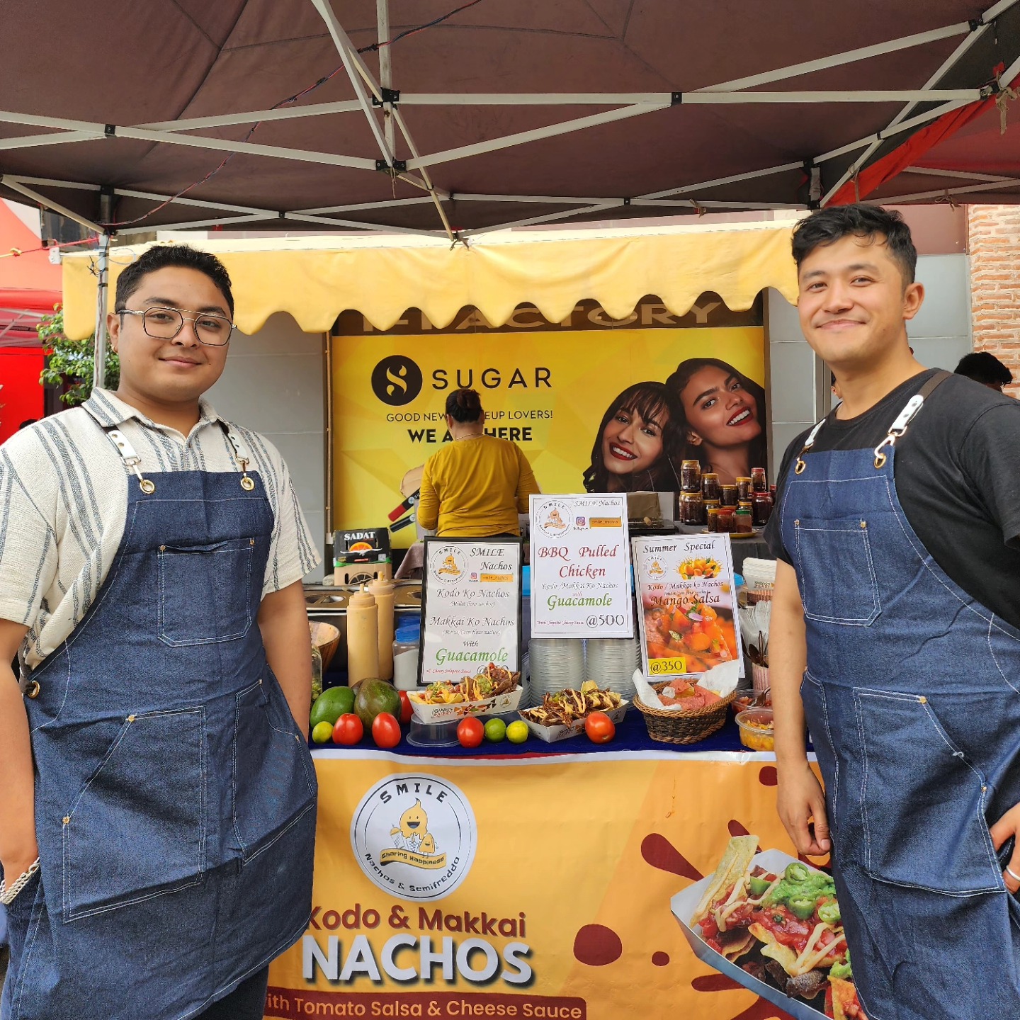 Mall pop-up stall